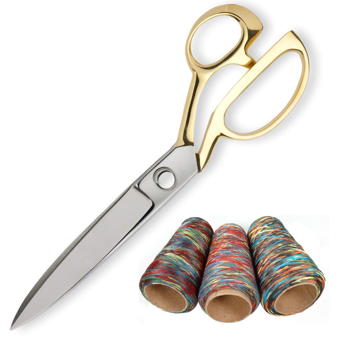 Taylors Eye Witness Traditional Gilt Bowed Tailors Shears - 10"/25cm Long. Ideal for Fabric Work and Crafting