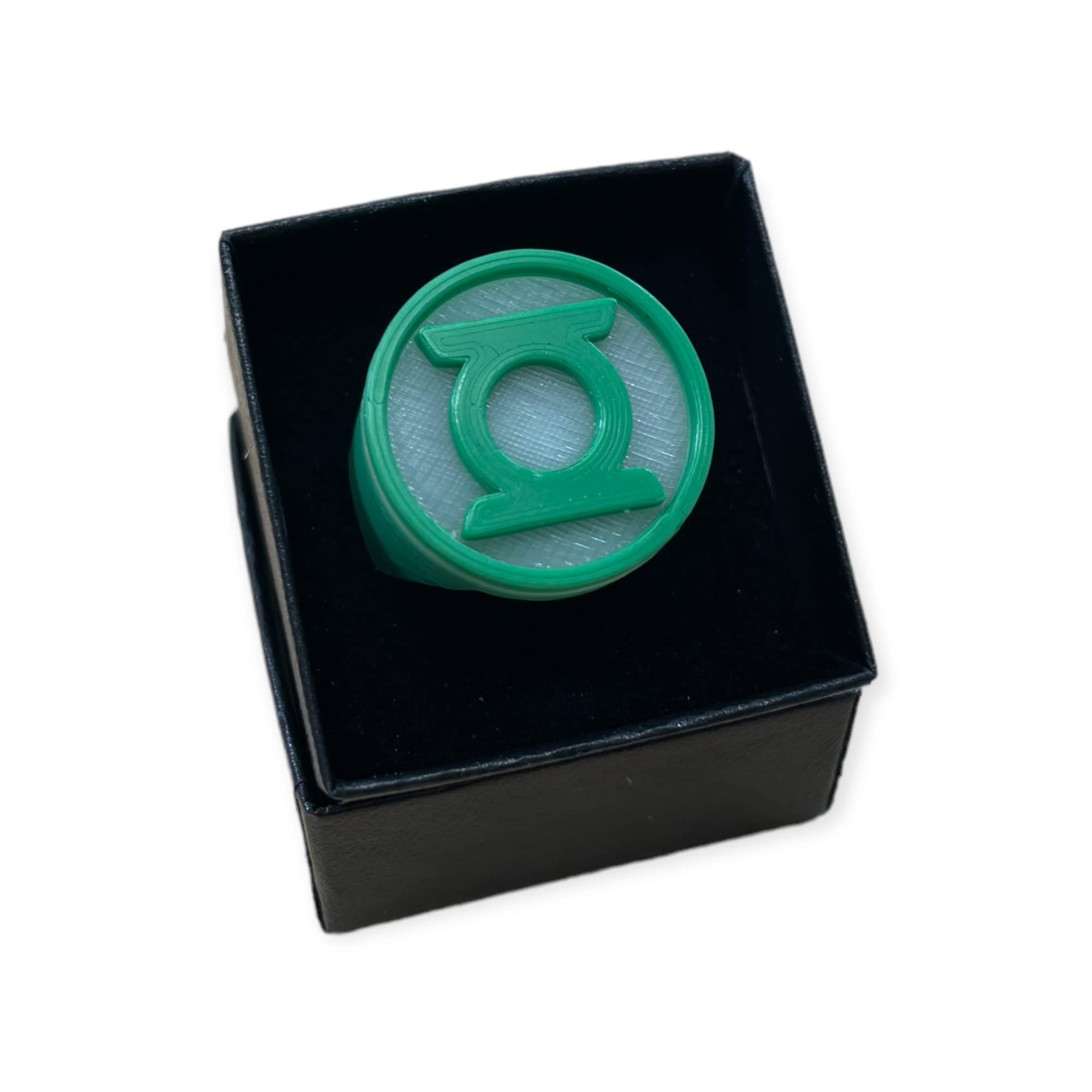 Photo 1 of Green Power Ring | Green Willpower Ring | Glow in the Dark (17mm)