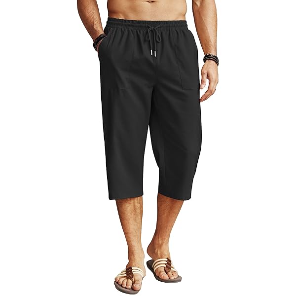 Musium Multiple-pocket Drop-crotch Trousers Black