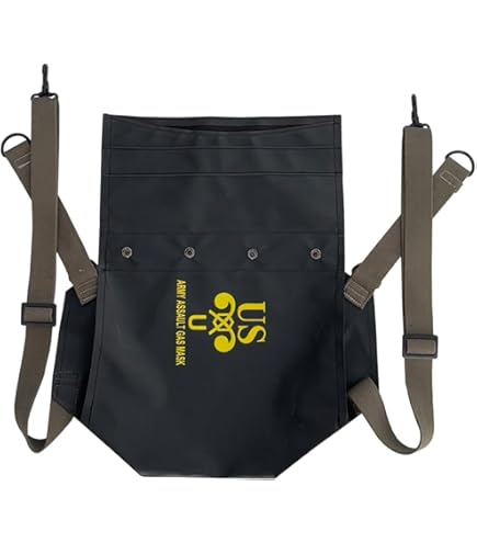 Amazon.com: WW2 US M7 Gas Mask Bag M5 Vintage Outdoor Backpacks