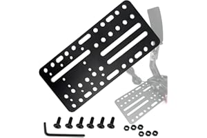 Nosxxus Universal Desk/Chair Mount Bracket Plate for USB Handbrake,Suitable For Racing Game G25/27/29 T500 Windows 14 Bit Pc Usb Game Handbrake Sim Card,Compatible with Logitech Driving Force Shifter