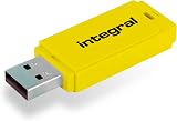 Integral 64GB Neon Yellow USB 2.0 Flash Drive Pen Stick Drive - UK Assembled view 1