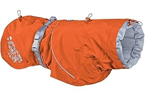Hurtta Monsoon Coat, Dog Raincoat, Buckthorn, 20 in