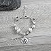 Infinity Collection Cat Charm Beaded Bracelet, Cat Jewelry, Paw Print Jewelry- Cat Lovers Bracelet-Cat Owner Bracelet -Gift for Cat Lovers