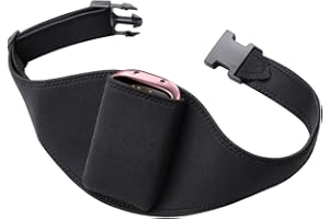 IRASPIN Mic Belt for Fitness Instructors,Vertical Microphone Transmitter Carrier Belt for Fitness Class,Public Speaking,Theatre,Pilates Teachers,Spin Yoga