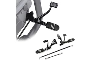 TCT-MOTORPARTS TCT-MT Forward Control Foot Pegs Kit Linkage Levers Fit for Harley Sportster 883 1200 2004-2013; Sportster 1200 Nightster (XL1200N) 2007-2012 Black