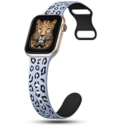 CreateGreat Sport Leopard Engraved Bands Compatible