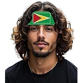 Guyana Flag Velvet Headband for Man Woman,Guyanese Flag Non Slip Soft Head Band Bandana for Sport Travel Running Working Out
