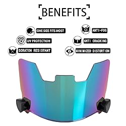 Football Visor Helmet Clear Visor, Scratch