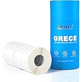 Emalla GRECE Tattoo Aftercare Bandage, Waterproof Second Skin Tattoo Cover Up Tape Patch 6" x 11 Yards Roll Flexible Tattoo Bandage for Healing Skin 0.02mm Tattoo Protection Film Tattoo Supplies