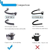 XIFIRY Chrome Bath Waste with Overflow and Pop Up Waste 1.5" Chrome view 5