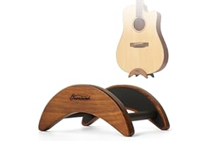 Acoustic Guitar Stand, Clip-On Self-Standing Solid Wood Guitar Stand, Portable Lightweight Guitar Stand Floor, Guitar Holder 