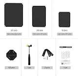 Songmics 16-Cube Storage Unit Shoe Rack DIY Shelving System Black LPC44HV1 view 7
