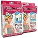 Turbie Twist Microfiber Hair Towel Wrap for Women and Men | 2 Pack | Bathroom Essential Accessories | Quick Dry Hair Turban for Drying Curly, Long & Thick Hair (Cupcakes, Sprinkles)