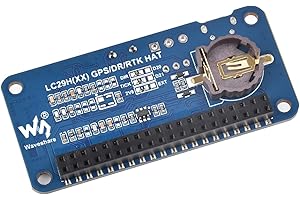 Waveshare LC29H Series Dual-Band GPS Module for Raspberry Pi, Dual-Band L1+L5 Positioning Technology, Supports RTK Rover to R