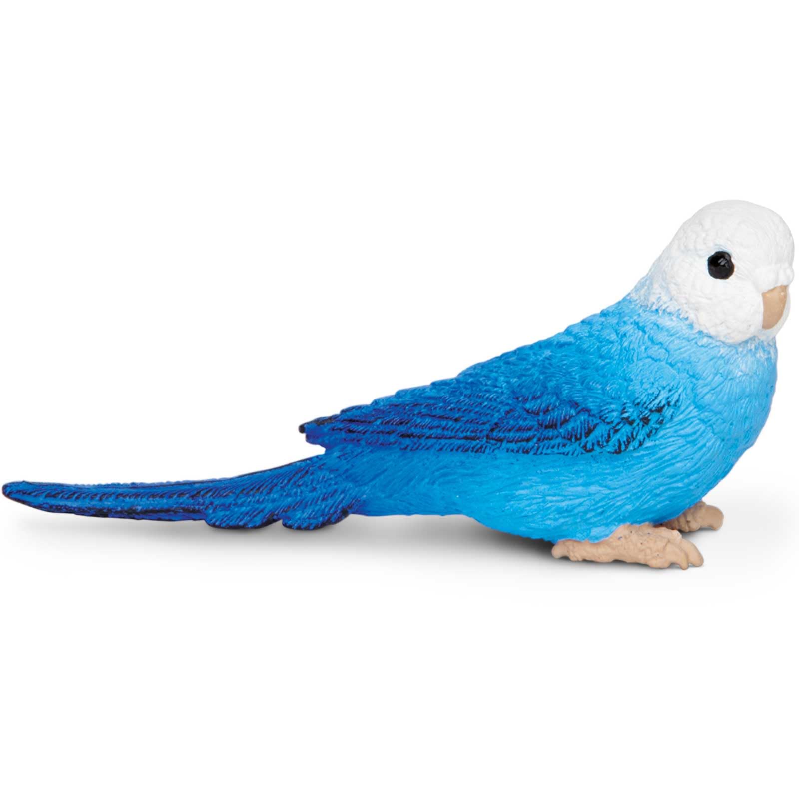 Safari S150629 Wings of the World Blue Budgie Miniature