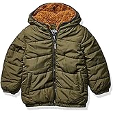 OshKosh B'Gosh boys Heavyweight Winter Jacket With Sherpa Lining