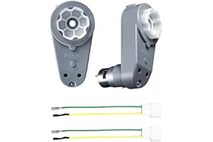 UTKFHT 2Pcs 24 Volt RS775 High-Speed Motor Gearbox for Kids Ride-On Car, 280W Powerful Drive Engine, 360RPM Output, Durable DIY Upgrade Replacement for 18V/24V Power Wheel Toy Cars