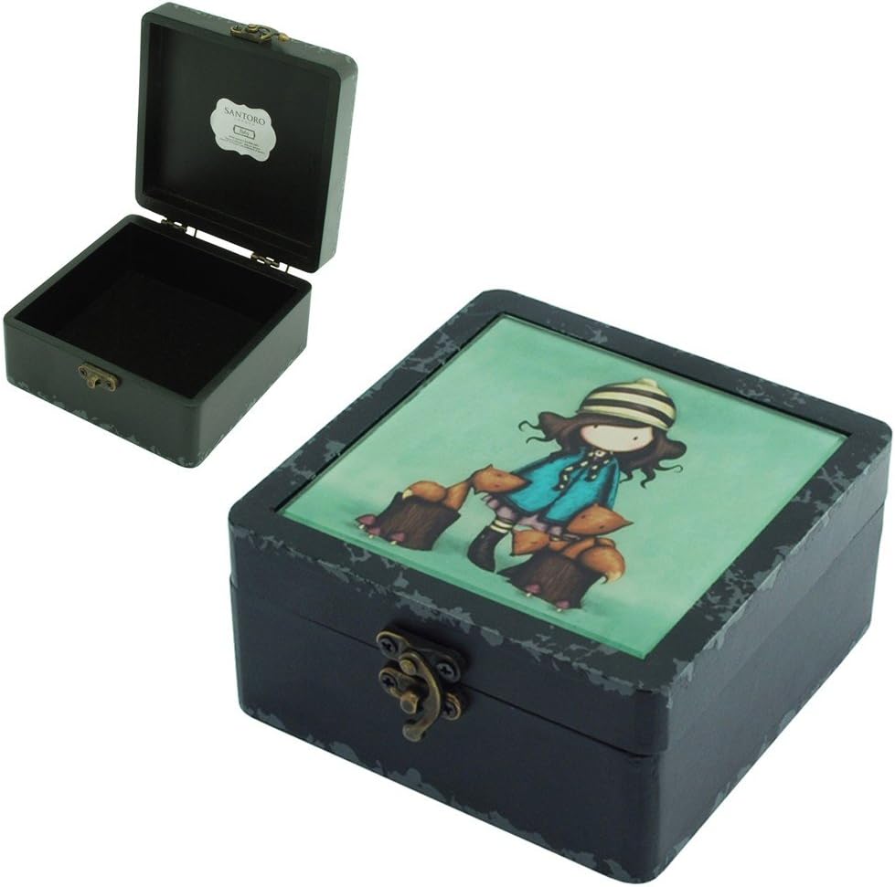 Caja de Madera/Cristal â€œThe Foxesâ€ Gorjuss by Santoro: Amazon.es: Hogar