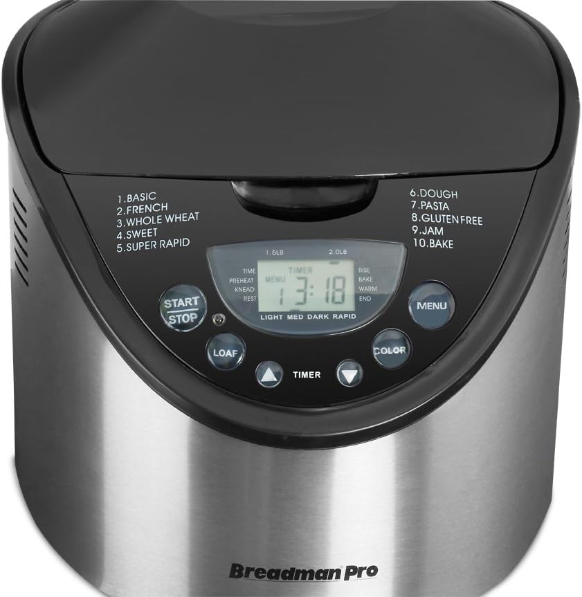 Featured image of post Breadman Pro Manual Tr875
