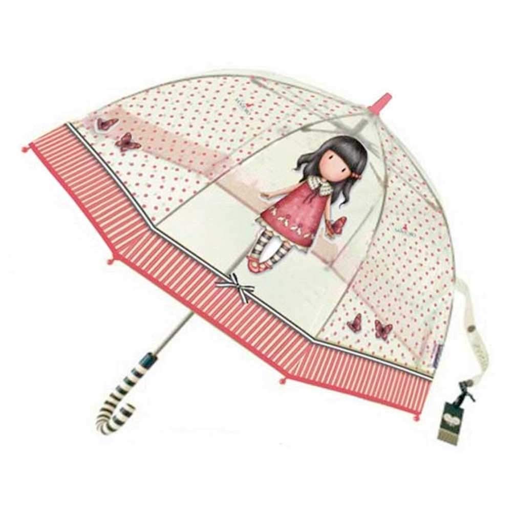 Paraguas transparente de Gorjuss.