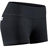 Women's 3"/ 5" Silicone No Ride Up Athletic Running Workout Shorts Active Yoga Volleyball WOD Compression Short Booty