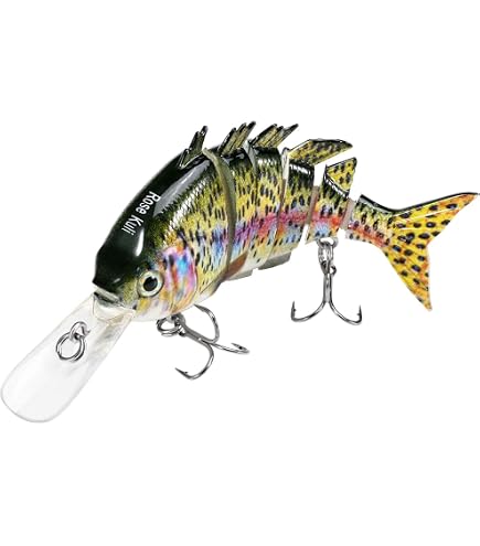 5 Pcs Bionic Swimming Fishing Lures - 3.9" Multi-Jointed Swimbaits, Slow Sinking, With Tackle Box For Bass, Pike, Trout - View #5