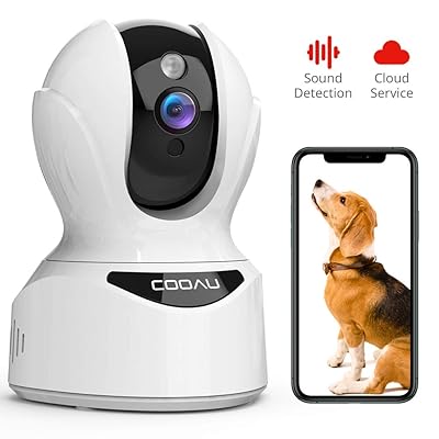 COOAU Pet Camera 1080P WiFi Indoor IP Cam with Nepal Ubuy