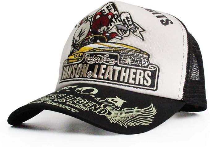 Amazon バンソン Vanson クローズ Worst コラボ メッシュキャップ 帽子 メンズ レディース Black Natural キャップ 通販