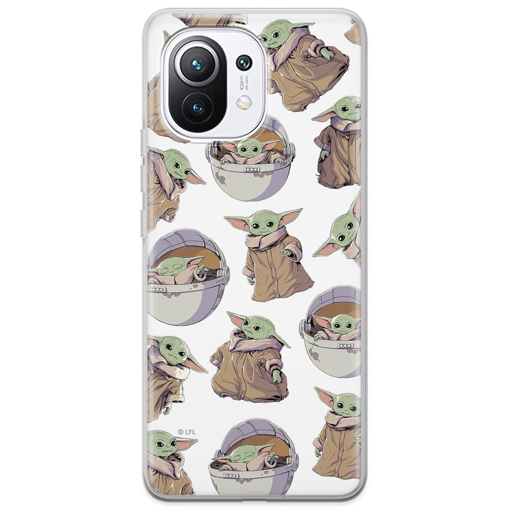ERT GROUP mobile phone case for Xiaomi 11 original and officially Licensed Star Wars pattern Baby Yoda 028 optimally adapted to the shape of the mobile phone, case made of TPU