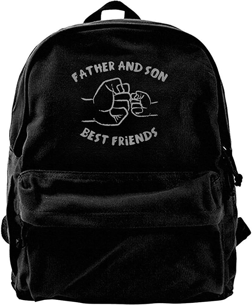Computer Backpacks College School Book Bags Classic Canvas Daypack Travel Rucksack Father And Son Best Friends Casual Shoulder Backpack Notebook Laptop Bag Amazon Co Uk Luggage