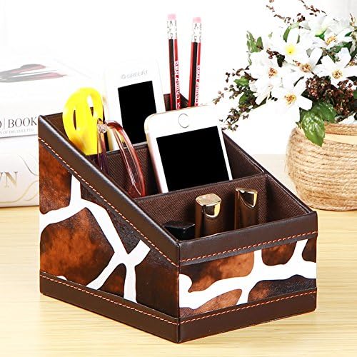Makeup organizers Table tv remote control storage box Cosmetic storage box-N