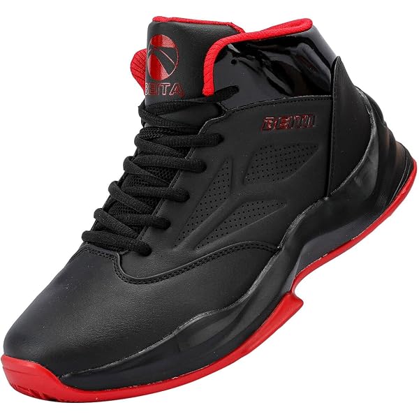 Amazon.com | Mens Synthetic Leather Lace Up High Top  display picture 2