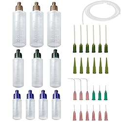 EDSRDUS HDPE Squeeze Bottles With Luer Lock And