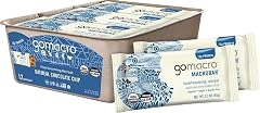 Gomacro, Nutrition Bar Oatmeal Chocolate Chip Organic 12 Count, 2.3 Ounce