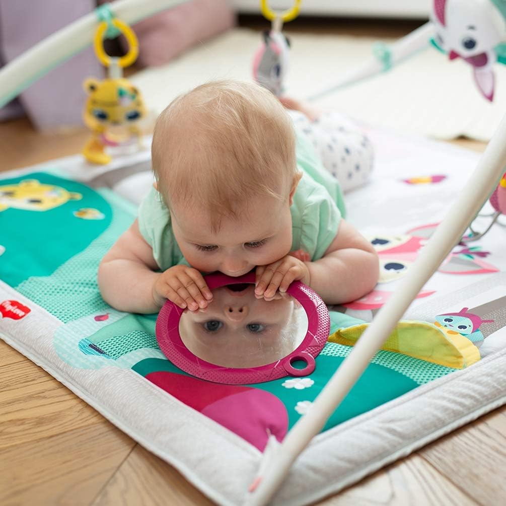 Tiny Love Gymini Deluxe, 2-in-1 Musical Baby Play Mat, 0+ Months, Versatile Baby Play Gym, 18 Activities - Image 5