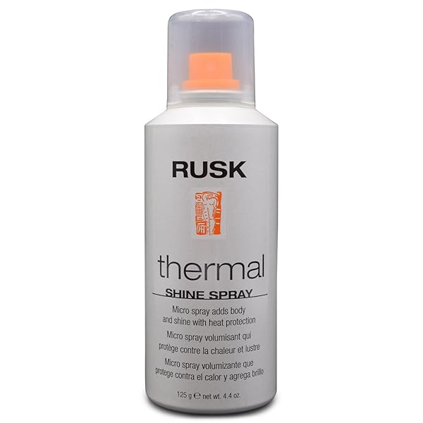 RUSK THERMAL SHINE SPRAY UNISEX, 4.4 OZ