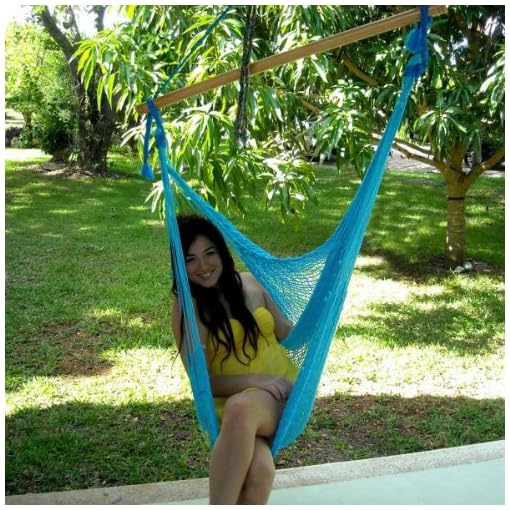 Oasis HeavyDuty Yucatan Hammock Chair Swing Type hammocks Include Wood bar 5 Years Warranty