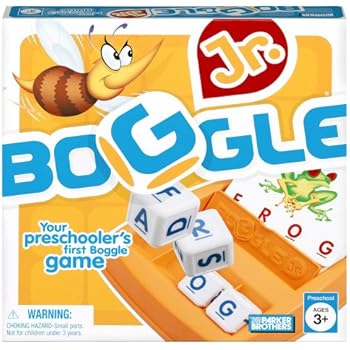 Boggle Junior, Preschool Game, First Boggle Game, Ages 3 and up (Amazon Exclusive)