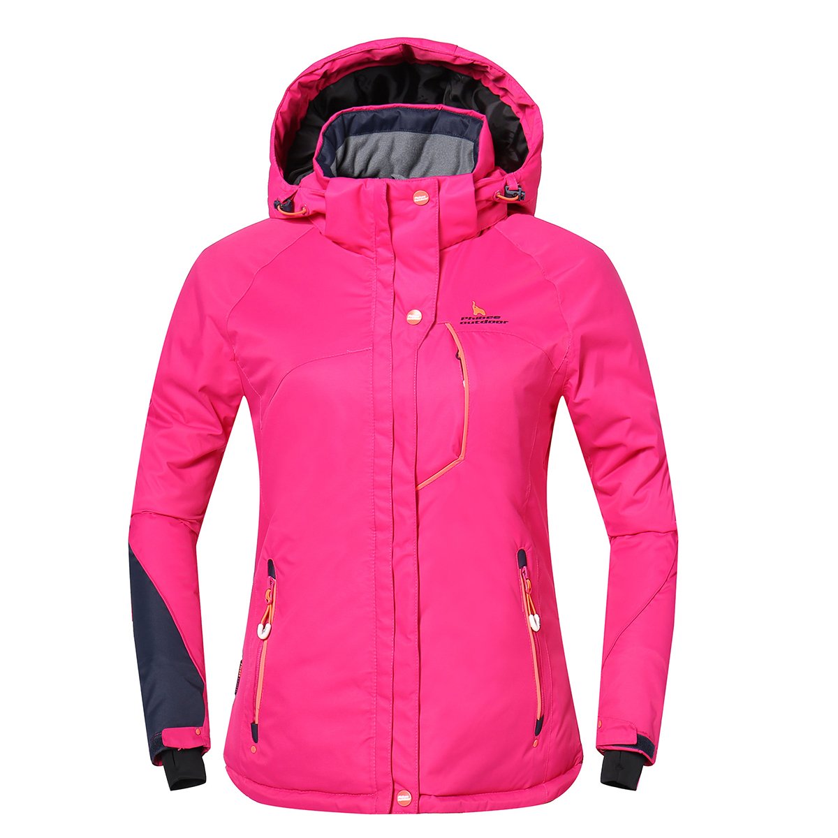 PHIBEE Womens Waterproof Outdoor Snowboard Breathable Ski Jacket
