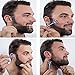 Beard Shaping Tool Kit for Men Beard Styles, Template, Comb, Beard Bib Apron for Shaving and Hair Clippings Catcher, Easy Disposal, The Perfect Gift for the Modern Man
