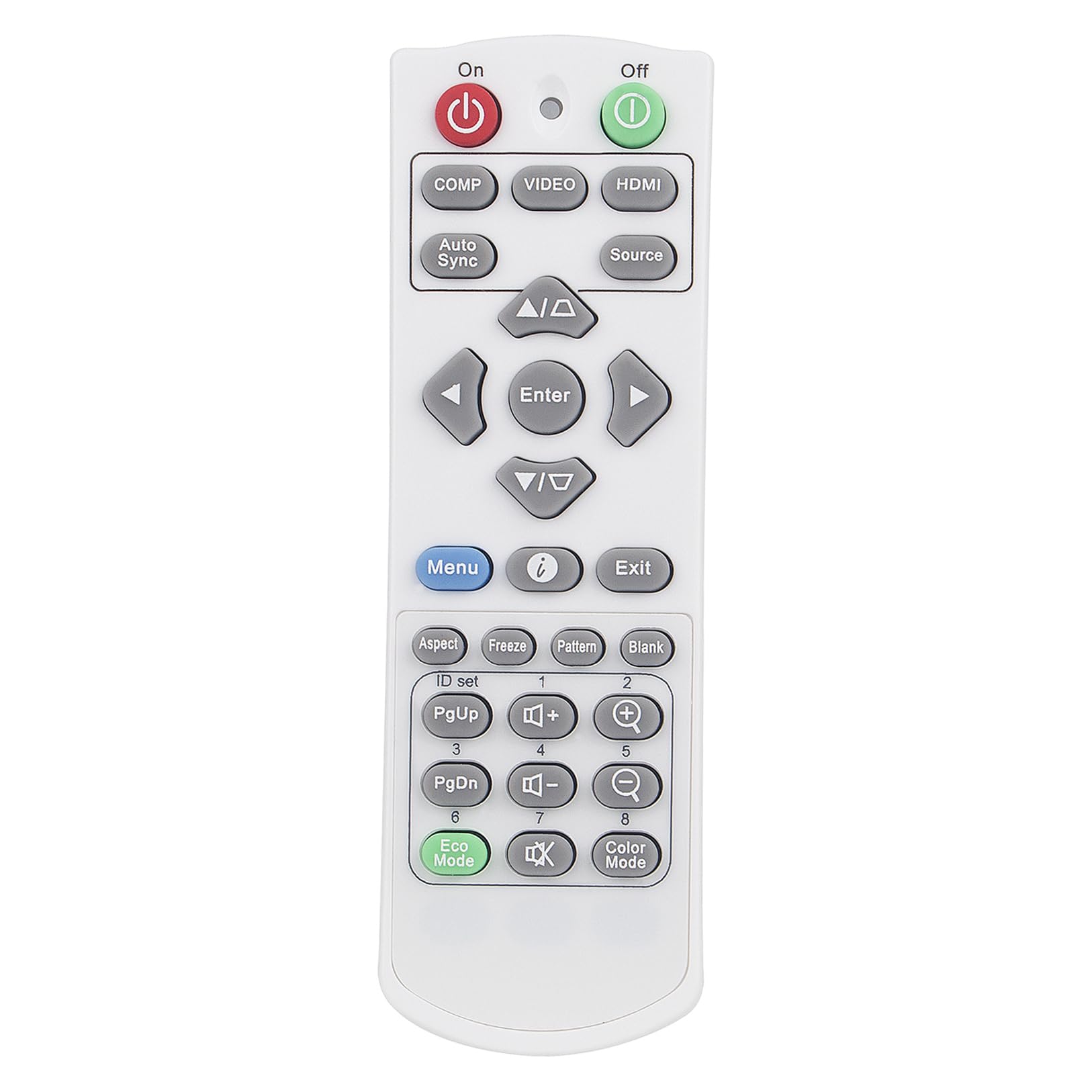 a Replace Remote Control work for ViewSonic DLP Projector PG701WU PJD5152 PJD5154 PX701HD PX702HD PA503S PA503SP PA503W PA503X PA503XP PA500S PA500X