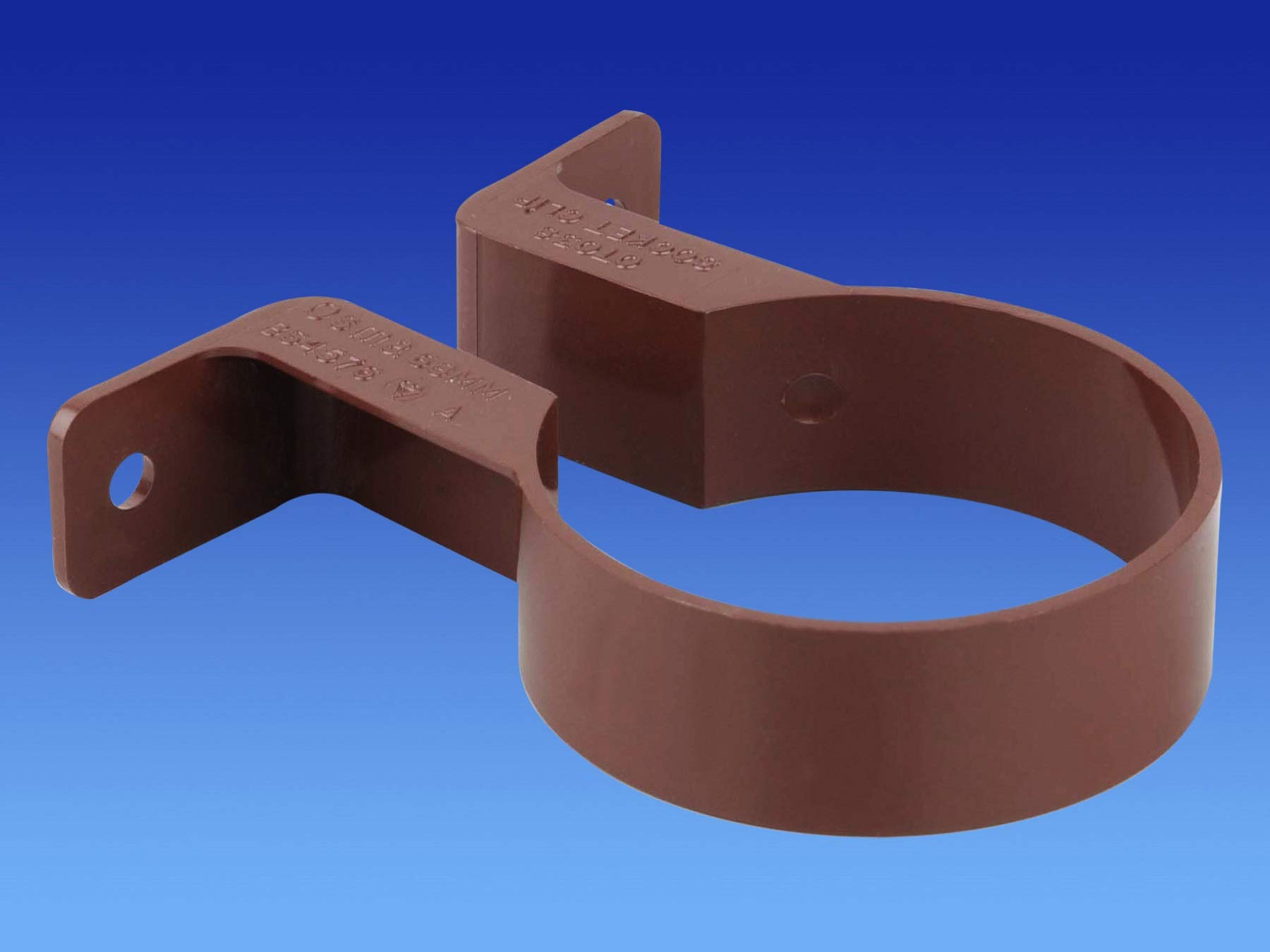 Pk of 2 X 0T038N Osma Socket Clip/Bracket 68mm (2.5") Brown