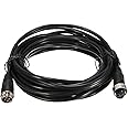 DOUXURY 33 FT 4 Pin AV Extension Cable for Backup Backup Camera System Front Rear Side View Camera RV Truck Trailer Camper Bus Motorhome Waterproof Shockproof