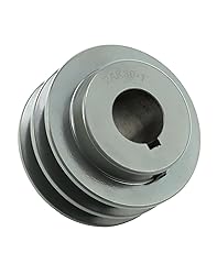 QWORK Double Groove Web Sheaves, 3.05"OD 1" Bore