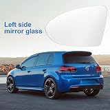 URAQT VW Golf MK7 Left Heated Wing Mirror Glass Convex Passenger Side view 6