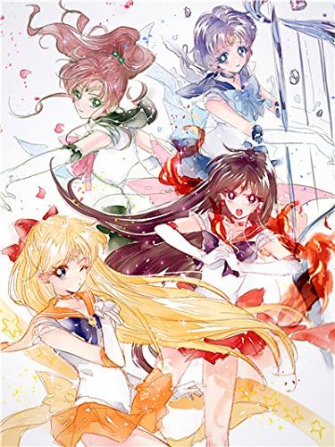 150x200cm Anime Sailor Moon Characters Tsukino Usagi Bed Sheet Blanket Duvet Cover Bedspread Quilt Cover Bedding Bag (W8, Duvet Cover)