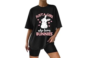 Easter Product Category Women's T-Shirts | Just A Girl Who Bunnies Rabbit Idea for Women T Shirt end Start#s# Women's
