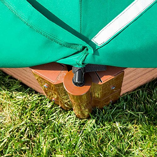 Frame It All 300001508 Hexagonal Collapsible Sandbox Cover, 7' x 8' x 13.5"