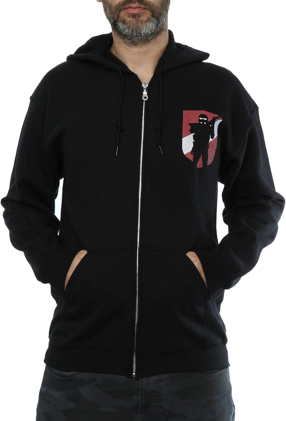 star wars zip up hoodie mens